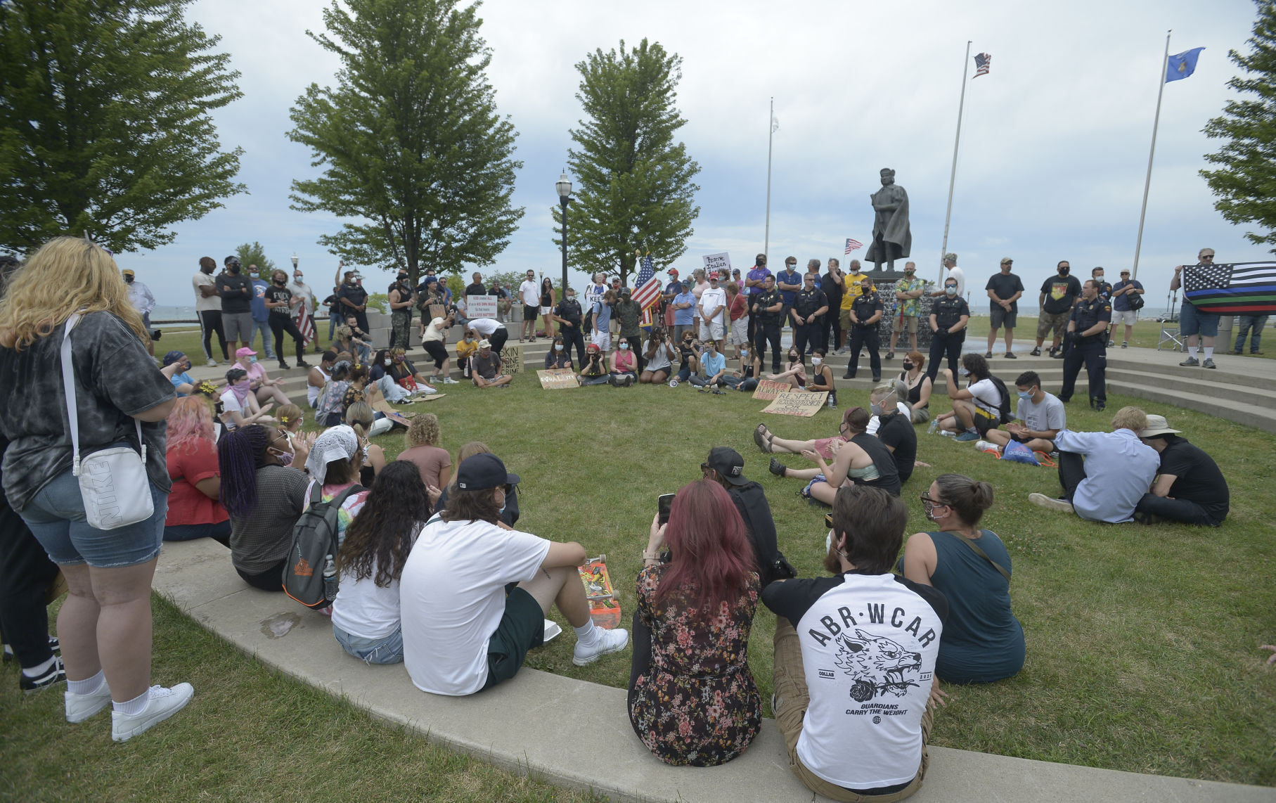CHRISTOPHER COLUMBUS PROTEST
